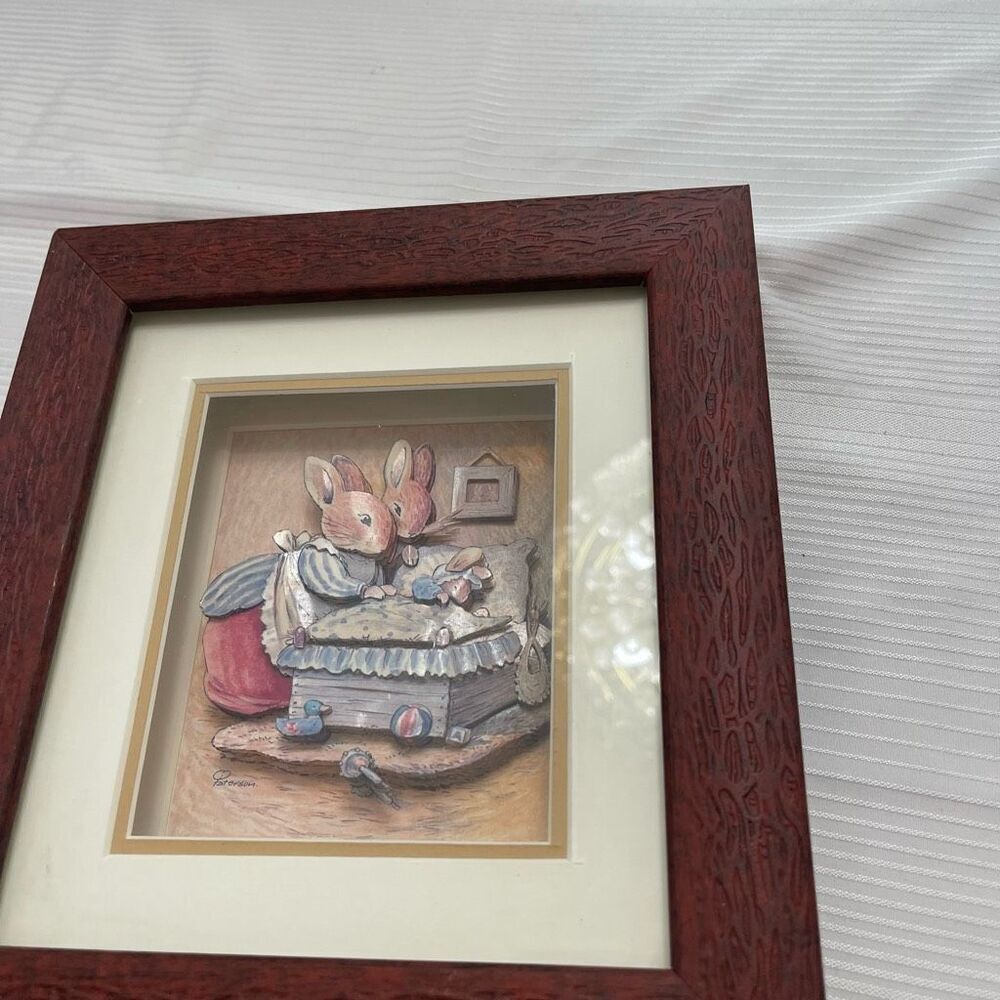 Shadowbox Peter Rabbit Rare Collection 0506a - Picture 3 of 8